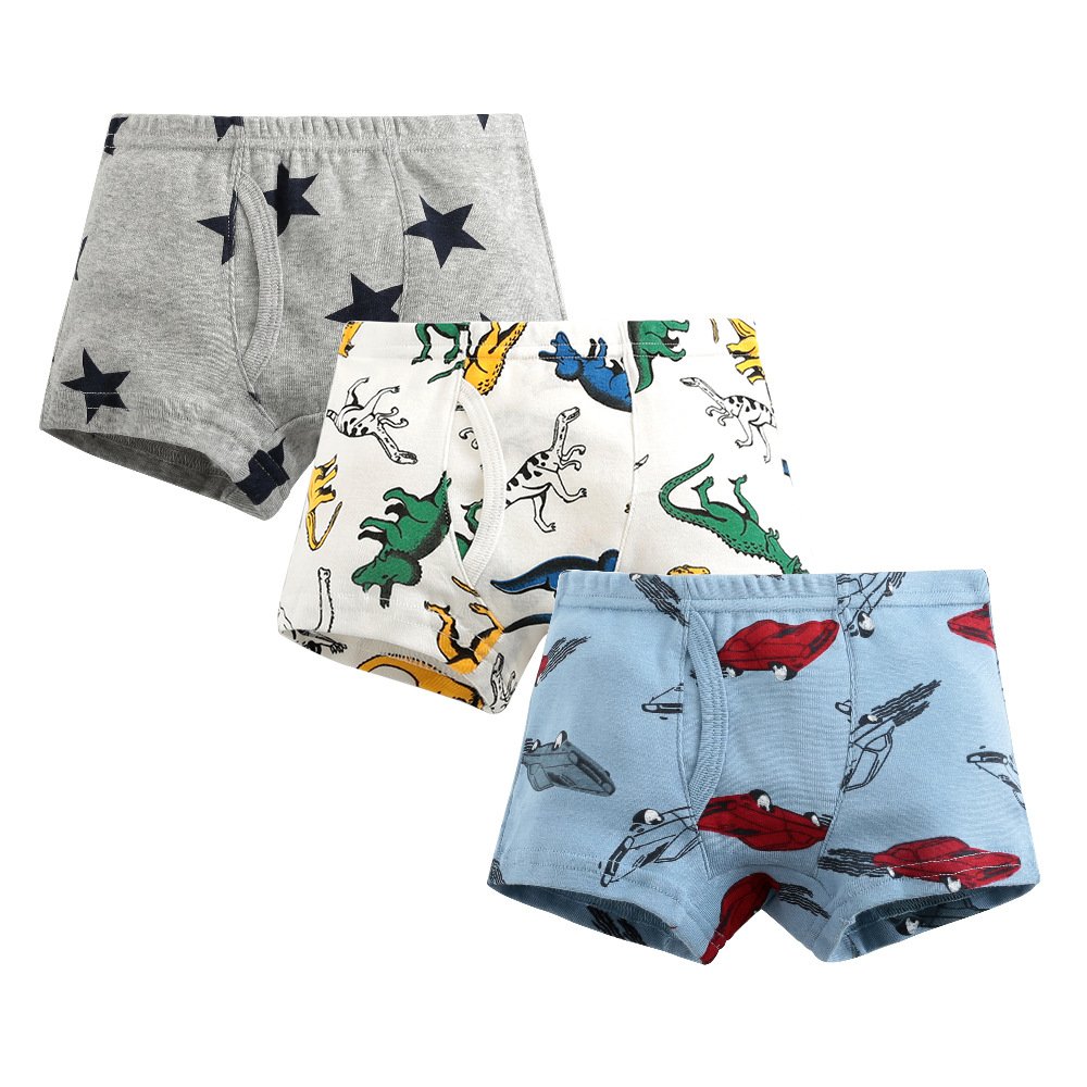 Boys 100% Cotton Rib Knit Boxer Briefs | Custom Kids Sleepwear OEM Nuohua