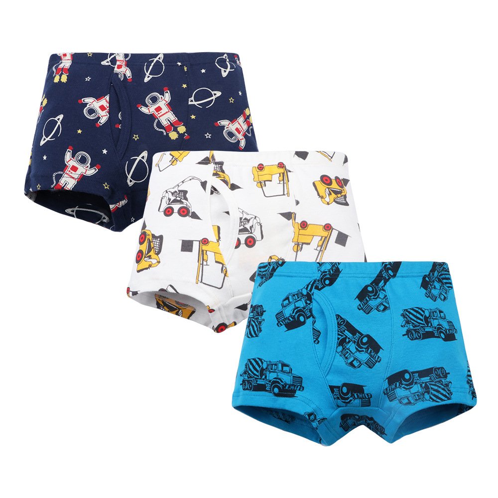 Boys 100% Cotton Rib Knit Boxer Briefs | Custom Kids Sleepwear OEM Nuohua