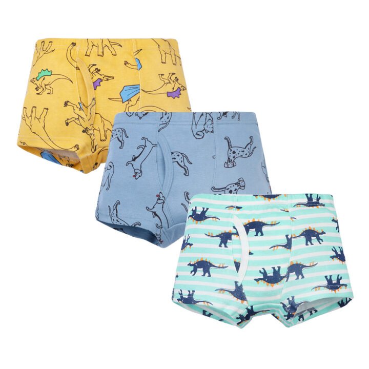 Boys 100% Cotton Rib Knit Boxer Briefs | Custom Kids Sleepwear OEM Nuohua