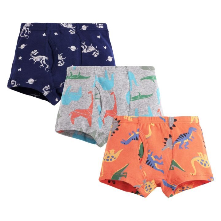 Boys 100% Cotton Rib Knit Boxer Briefs | Custom Kids Sleepwear OEM Nuohua