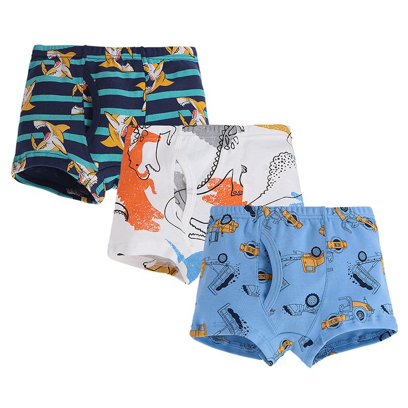 Boys 100% Cotton Rib Knit Boxer Briefs | Custom Kids Sleepwear OEM Nuohua