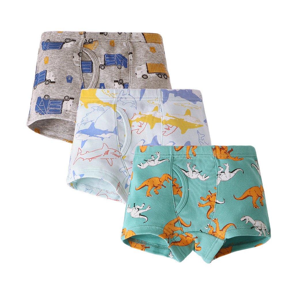 Boys 100% Cotton Rib Knit Boxer Briefs | Custom Kids Sleepwear OEM Nuohua