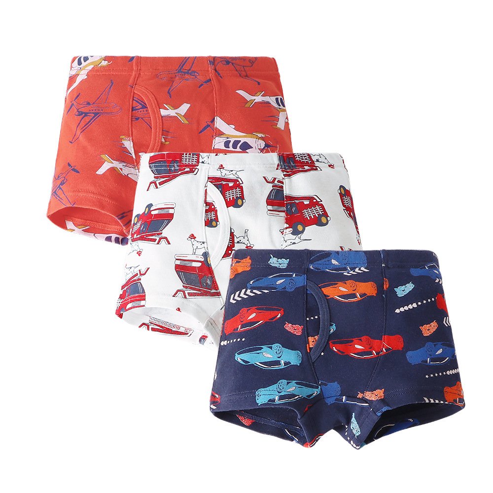 Boys 100% Cotton Rib Knit Boxer Briefs | Custom Kids Sleepwear OEM Nuohua