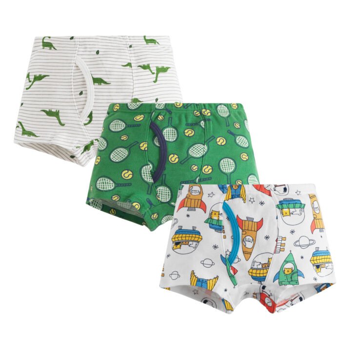 Boys 100% Cotton Rib Knit Boxer Briefs | Custom Kids Sleepwear OEM Nuohua