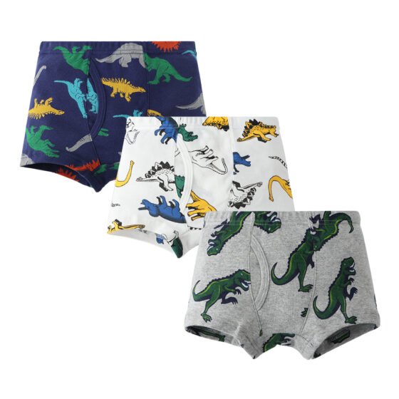 Boys 100% Cotton Rib Knit Boxer Briefs | Custom Kids Sleepwear OEM Nuohua