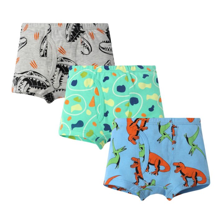 Boys 100% Cotton Rib Knit Boxer Briefs | Custom Kids Sleepwear OEM Nuohua
