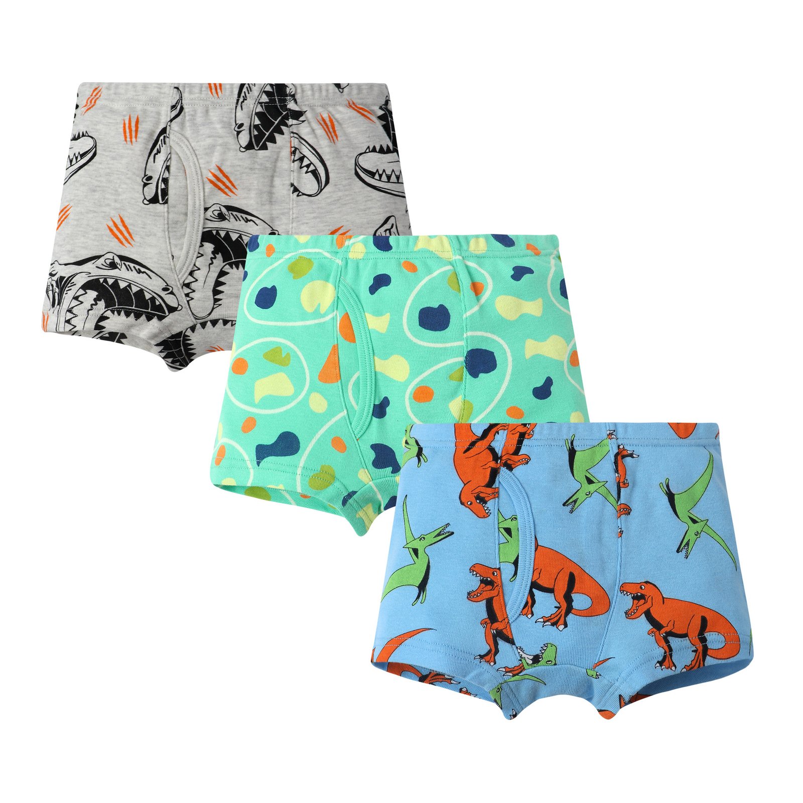 Boys 100% Cotton Rib Knit Boxer Briefs | Custom Kids Sleepwear OEM Nuohua
