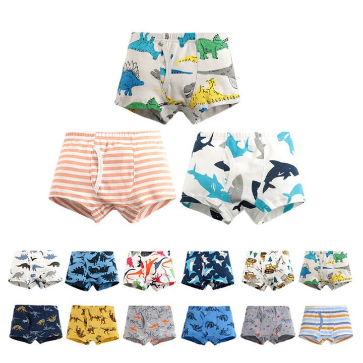 Boys 100% Cotton Rib Knit Boxer Briefs | Custom Kids Sleepwear OEM Nuohua