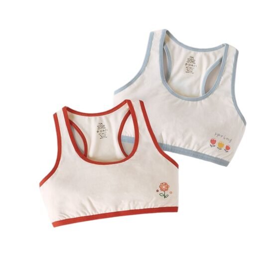 Wholesale Premium Girls Training Bras S902 | Custom Kids Sleepwear OEM Nuohua