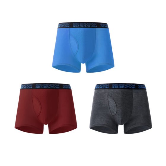 Teen Boys Bamboo Fiber Boxer Briefs | Custom Kids Sleepwear OEM Nuohua