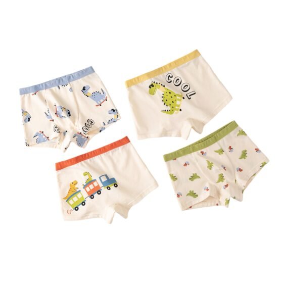 Wholesale Boys Cotton Boxer Briefs H1193 | Custom Kids Sleepwear OEM Nuohua