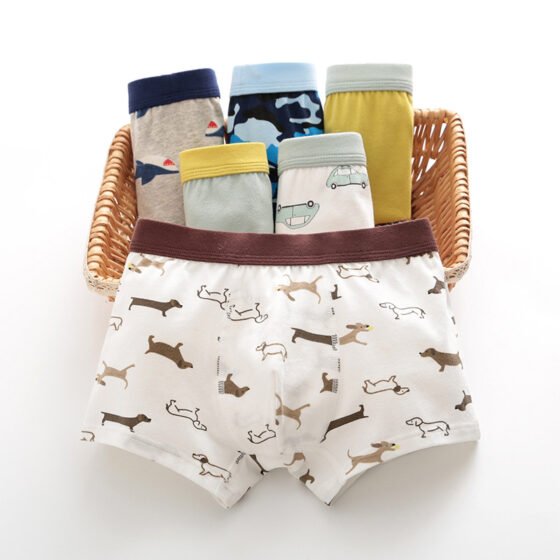 Wholesale Boys Boxer Briefs H727 Custom | Kids Sleepwear OEM Nuohua