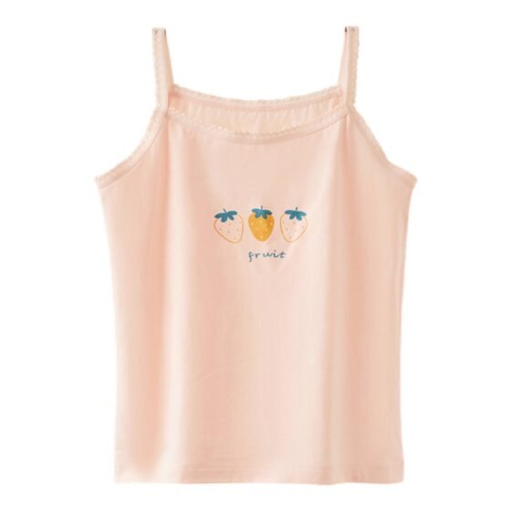 Wholesale Girls Camisole Tank Tops H866 | Custom Kids Sleepwear OEM Nuohua
