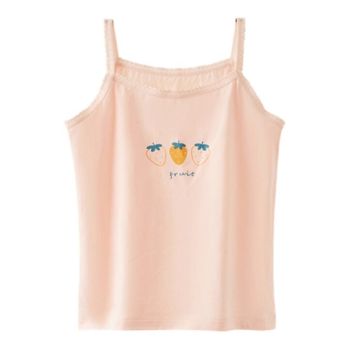 Wholesale Girls Camisole Tank Tops H866 | Custom Kids Sleepwear OEM Nuohua