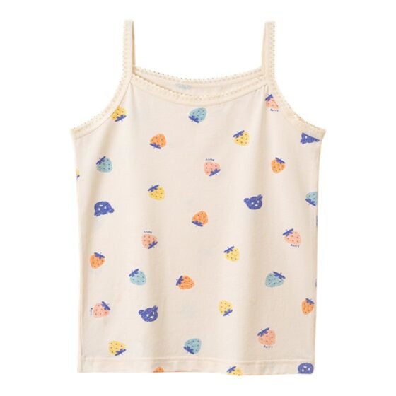 Wholesale Girls Camisole Tank Tops H866 | Custom Kids Sleepwear OEM Nuohua