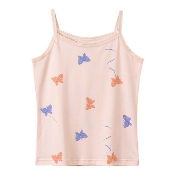 Wholesale Girls Camisole Tank Tops H866 | Custom Kids Sleepwear OEM Nuohua