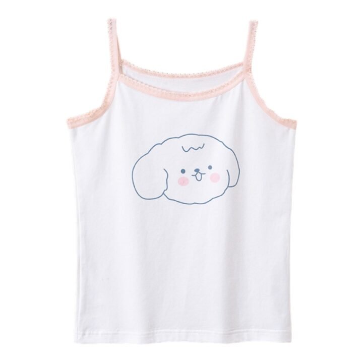 Wholesale Girls Camisole Tank Tops H866 | Custom Kids Sleepwear OEM Nuohua