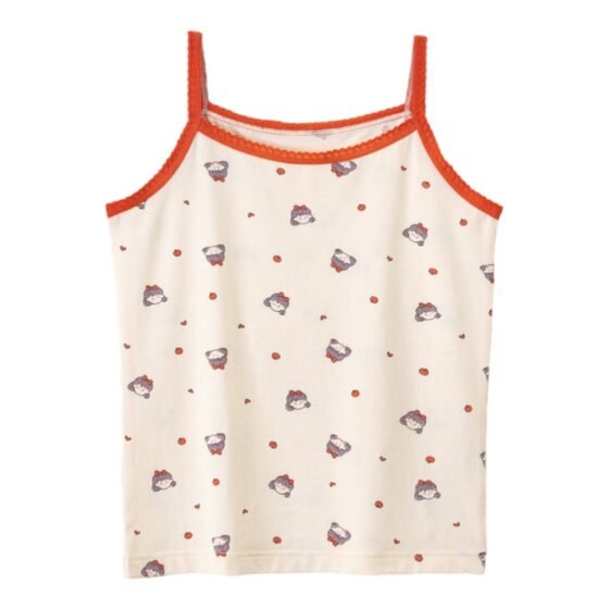 Wholesale Girls Camisole Tank Tops H866 | Custom Kids Sleepwear OEM Nuohua
