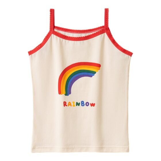 Wholesale Girls Camisole Tank Tops H866 | Custom Kids Sleepwear OEM Nuohua
