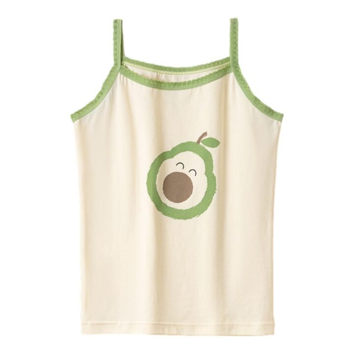Wholesale Girls Camisole Tank Tops H866 | Custom Kids Sleepwear OEM Nuohua