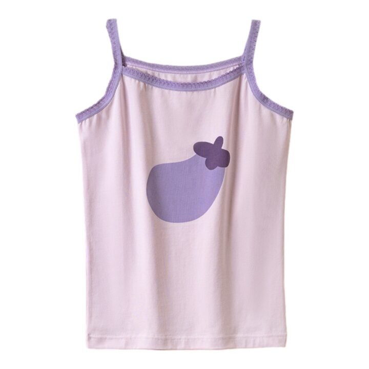 Wholesale Girls Camisole Tank Tops H866 | Custom Kids Sleepwear OEM Nuohua
