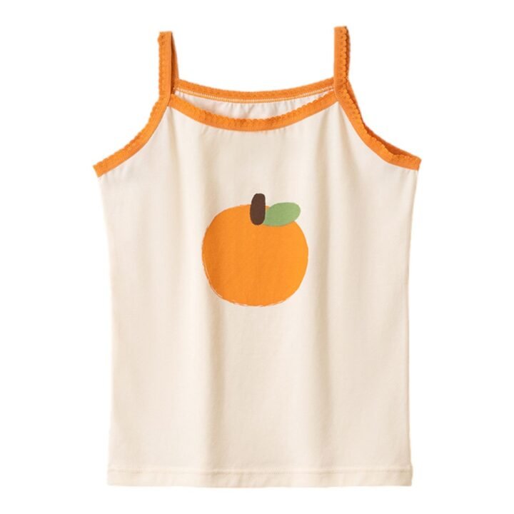 Wholesale Girls Camisole Tank Tops H866 | Custom Kids Sleepwear OEM Nuohua