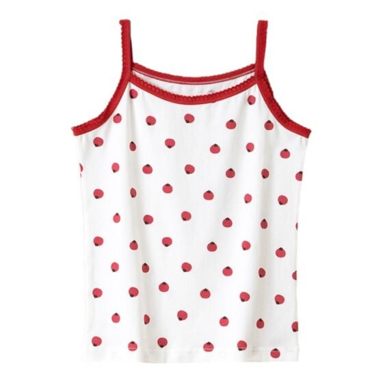 Wholesale Girls Camisole Tank Tops H866 | Custom Kids Sleepwear OEM Nuohua