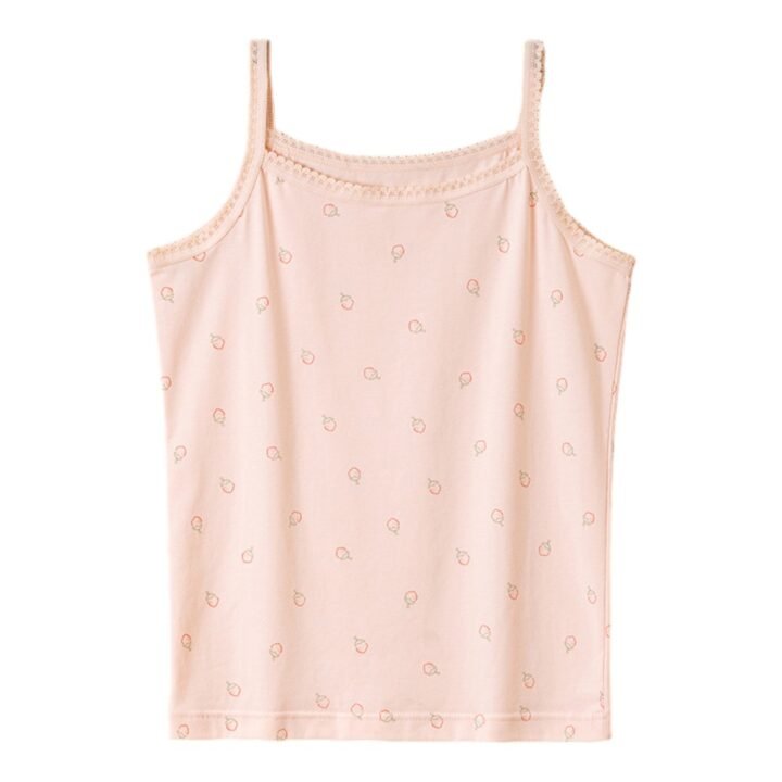 Wholesale Girls Camisole Tank Tops H866 | Custom Kids Sleepwear OEM Nuohua