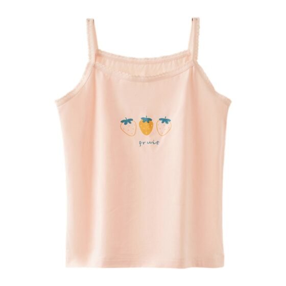 Wholesale Girls Camisole Tank Tops H866 | Custom Kids Sleepwear OEM Nuohua