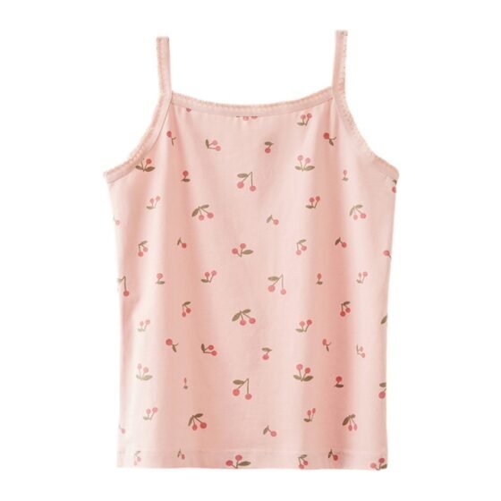 Wholesale Girls Camisole Tank Tops H866 | Custom Kids Sleepwear OEM Nuohua