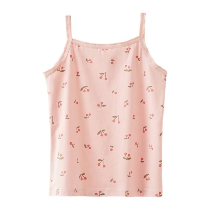 Wholesale Girls Camisole Tank Tops H866 | Custom Kids Sleepwear OEM Nuohua
