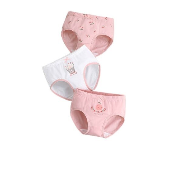 Wholesale Girls Cotton Briefs H886 | Custom Kids Sleepwear OEM Nuohua