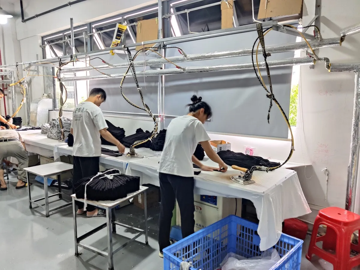 Boys Boxer Briefs Production & Comfort — Boxer briefs quality check — 100% visual inspection.