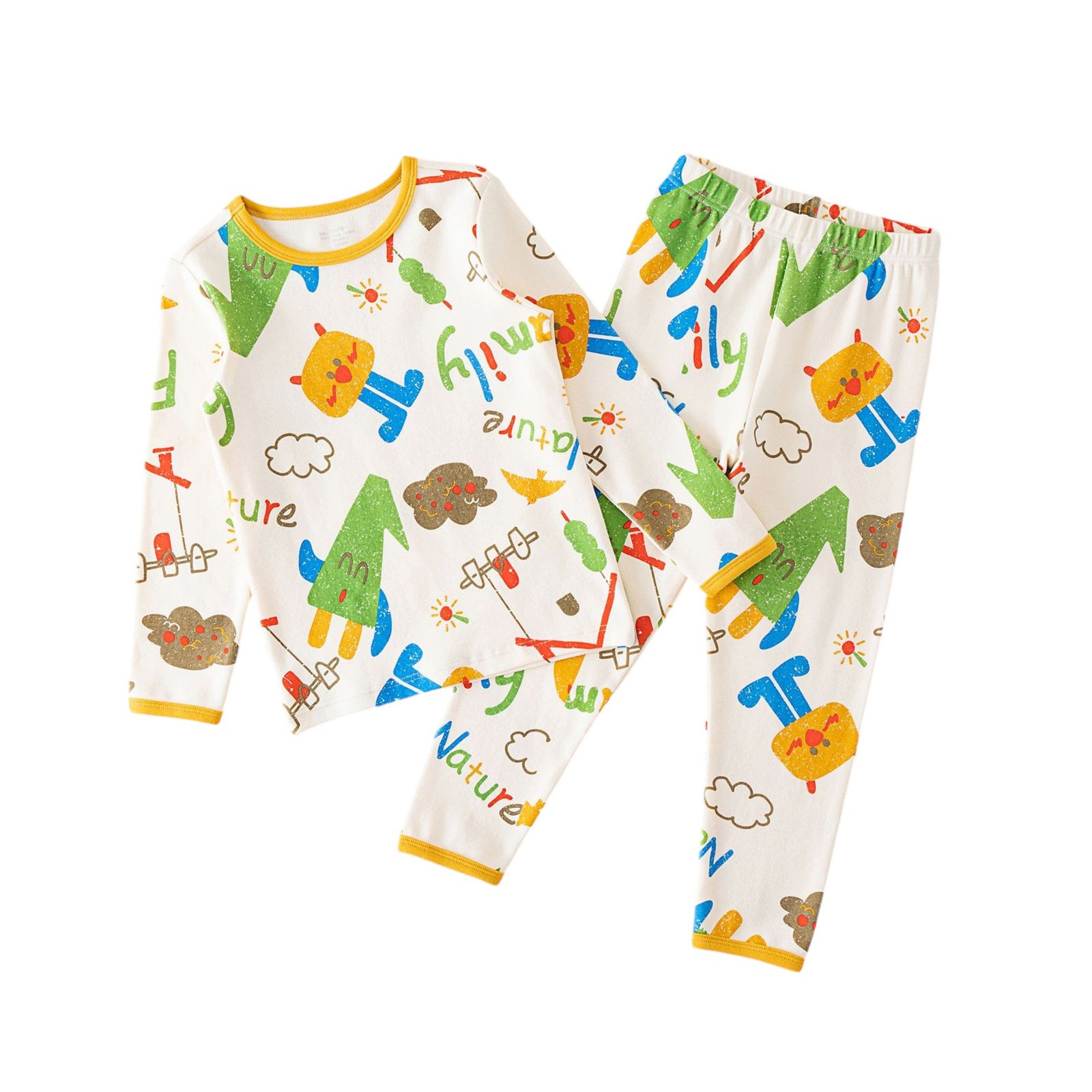 Cotton Pajama Set — 95% cotton GSM 230 winter weight