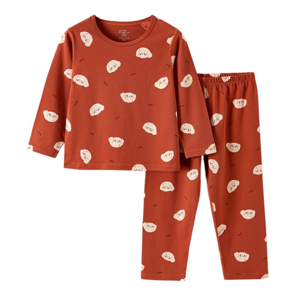 Two-Piece Pajama Set — long sleeve elastic waist