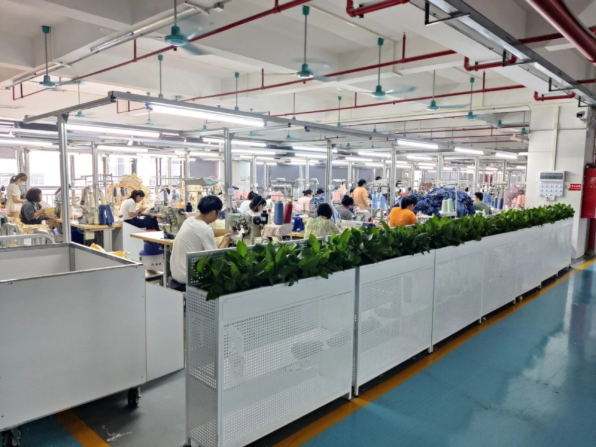 Nuohua Garment Factory Production Line for Girls Training Bras