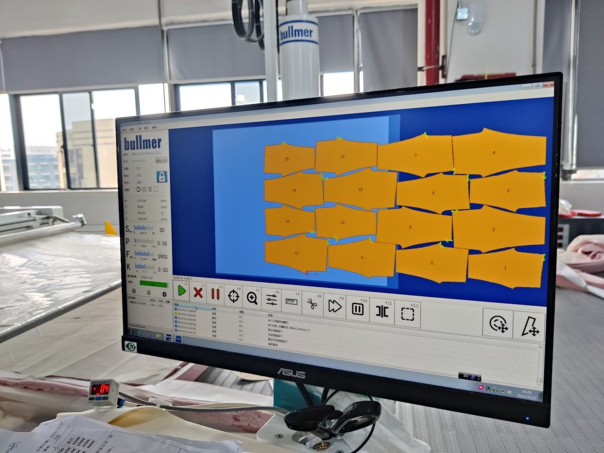CAD pattern making at Nuohua