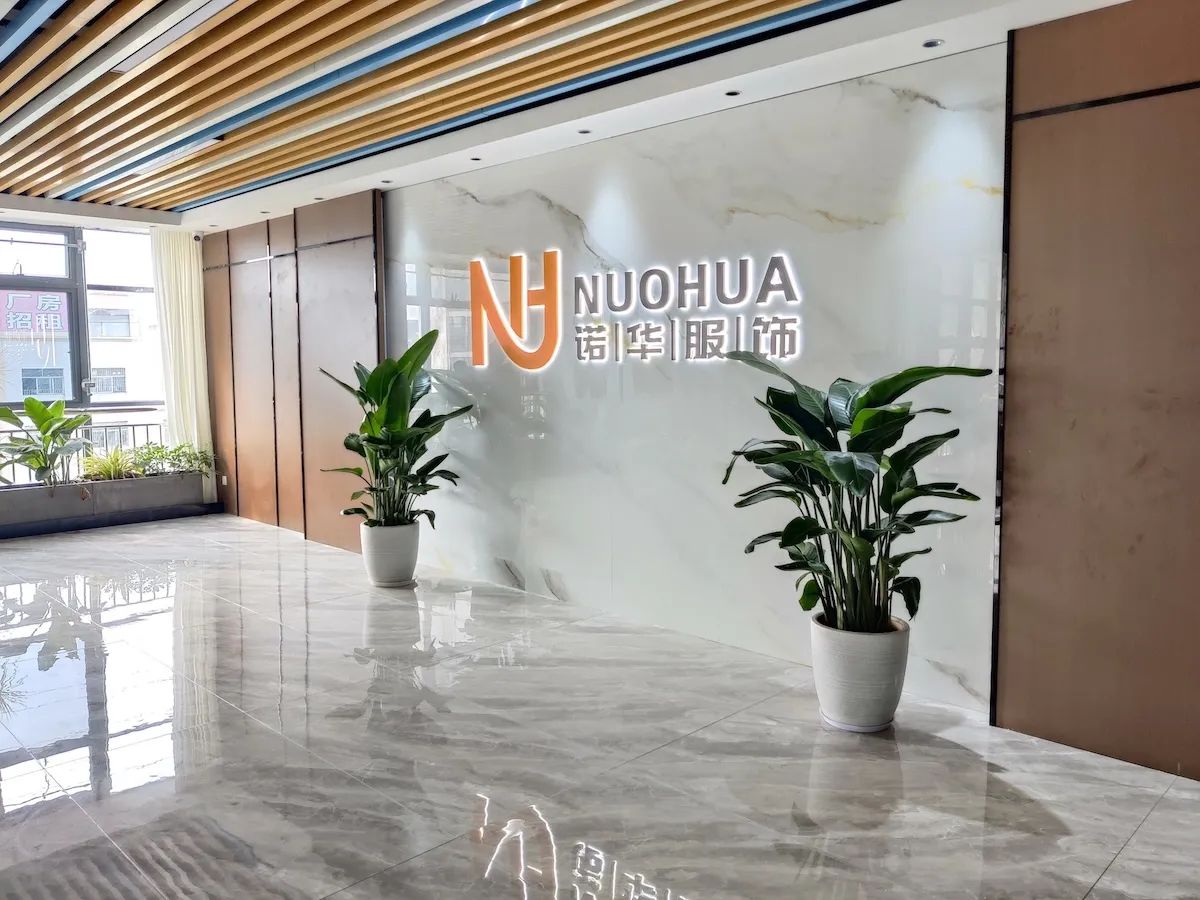 Nuohua Garment factory reception and professional office area in Huizhou, Guangdong, China China