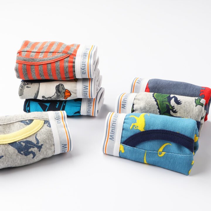 Wholesale 100% Cotton Ribbed Boys Boxer Briefs | Custom Kids Sleepwear OEM Nuohua