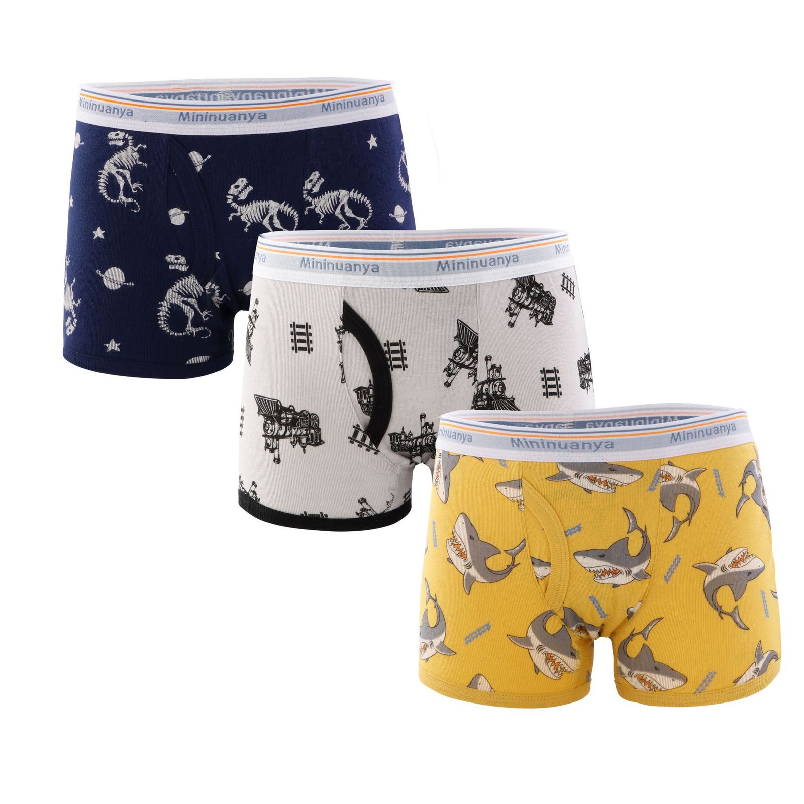 Wholesale 100% Cotton Ribbed Boys Boxer Briefs | Custom Kids Sleepwear OEM Nuohua