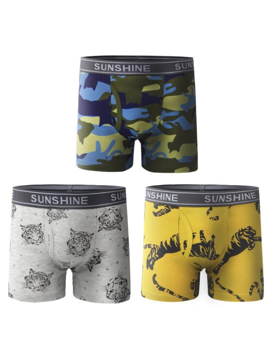 Wholesale Boys 100% Cotton Boxer Briefs | Custom Kids Sleepwear OEM Nuohua