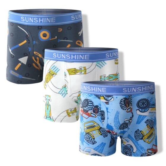 Wholesale Boys 100% Cotton Boxer Briefs | Custom Kids Sleepwear OEM Nuohua