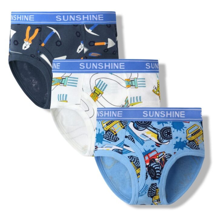 Wholesale Boys 100% Cotton Briefs | Custom Kids Sleepwear OEM Nuohua