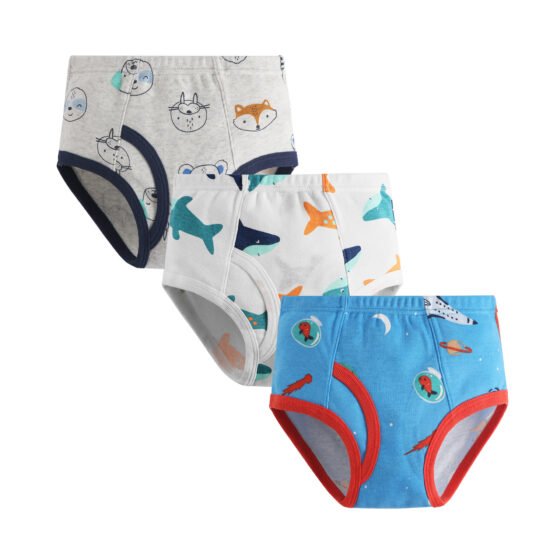 Wholesale Boys 100% Cotton Briefs | Custom Kids Sleepwear OEM Nuohua