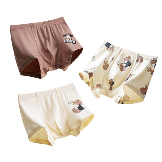 Wholesale Boys Bamboo Fiber Boxer Briefs | Custom Kids Sleepwear OEM Nuohua