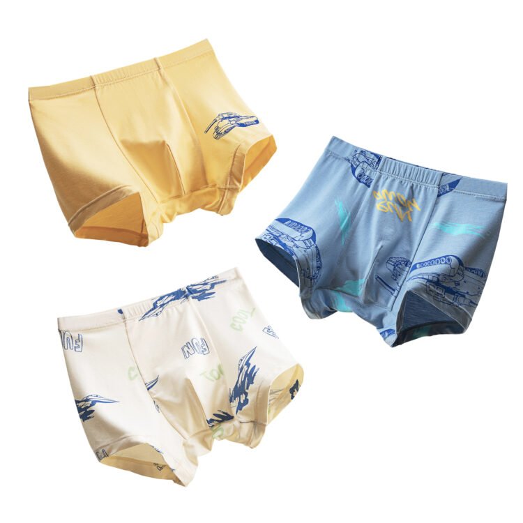 Wholesale Boys Bamboo Fiber Boxer Briefs | Custom Kids Sleepwear OEM Nuohua