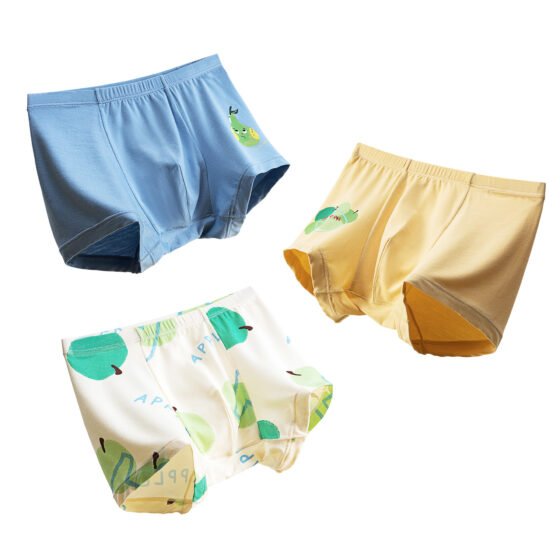 Wholesale Boys Bamboo Fiber Boxer Briefs | Custom Kids Sleepwear OEM Nuohua