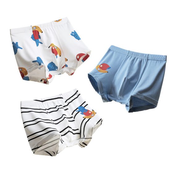 Wholesale Boys Bamboo Fiber Boxer Briefs | Custom Kids Sleepwear OEM Nuohua