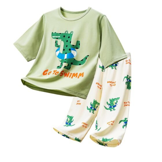 Wholesale Boys Bamboo Fiber Pajama Sets | Custom Kids Sleepwear OEM Nuohua