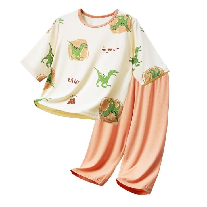 Wholesale Boys Bamboo Fiber Pajama Sets | Custom Kids Sleepwear OEM Nuohua